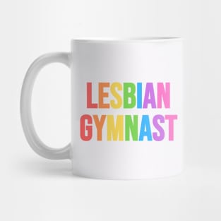 LESBIAN GYMNAST (Pastel Rainbow) Mug